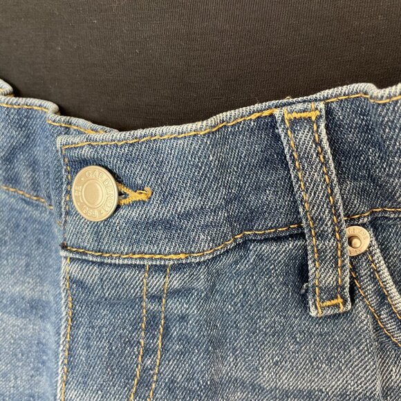 GAP Maternity Full Panel Girlfriend Jeans - medium wash - 28S - Picture 5 of 10